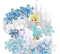 Princess Themed Cake Topper Set, Girl Birthday Decorations, Kids Party, Exquisite Glitter Cake Decorations For Girls & Women