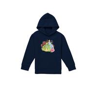 Princess Tiana And Cinderella In The Garden Youth Kids Pull-Over Hoodie, Navy Disney Navy 9-11 Years