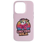Princess UNICORN NINJA Birthday Girl Girls I Like Pink Team Case for iPhone 14 Pro