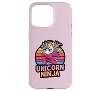 Princess UNICORN NINJA Birthday Girl Girls I Like Pink Team Case for iPhone 15 Pro Max