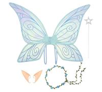 Princess Wings - Halloween Fairy Wings Set | Halloween Cosplay Accessories, Role Play Props for Christmas Holiday Themed Party Wedding