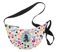 Princess Wonderland Crossbody Bag Alice Lover Gifts When You Can't Look On The Bright Side I Will Sit With You In The Dark Gifts (I will sit with you UK3)