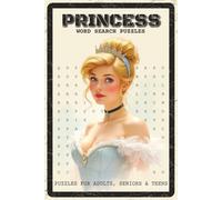 Princess Word Search Puzzles: Word Search Puzzles with Easy to Read about Castles, Crowns, and Fairytale Dreams | 6x9 inches, 110 pages | 55 Puzzles - Gift for Girls, Teens, and Fairytale Lovers