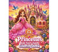 Princesses and Fairy Tales Coloring Book