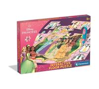 Clementoni Interactive Floor Puzzle - Princess With Electronic Pen, 24-Piece Educational Puzzle for Preschool Kids Age 3+