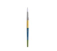 Princeton 10, White Darice Snap Brush Taklon, Round 12 Each