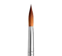 Princeton Aqua Elite Prism Brush, Synthetic Bristles, Short Handle Watercolor Paintbrush, Matte Black, Size 4, 1 Count
