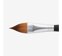 Princeton : Aqua Elite : Synthetic Kolinsky Sable : Watercolour Brush : Series 4850 : Short Handle : Oval Wash : Size 3/4in
