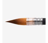 Princeton : Aqua Elite : Synthetic Kolinsky Sable : Watercolour Brush : Series 4850 : Short Handle : Quill : Size 6
