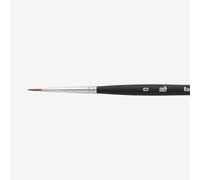 Princeton : Aqua Elite : Synthetic Kolinsky Sable : Watercolour Brush : Series 4850 : Short Handle : Round : Size 0