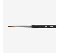 Princeton : Aqua Elite : Synthetic Kolinsky Sable : Watercolour Brush : Series 4850 : Short Handle : Round : Size 2