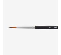Princeton : Aqua Elite : Synthetic Kolinsky Sable : Watercolour Brush : Series 4850 : Short Handle : Round : Size 3