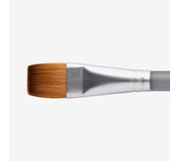 Princeton : Aqua Elite : Synthetic Kolinsky Sable : Watercolour Brush : Series 4850 : Short Handle : Wash : Size 3/4in