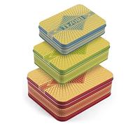 Princeton Architectural Press Tesori Stacking Tins: Three Stacking Keepsake Tins
