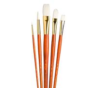 Princeton Art & Brush Nylon Synthetic White Taklon Real Value Set-5 kg