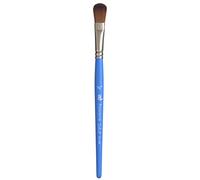 Princeton Art & Brush Select Wave Synthetic Brush-Oval Mop 1/2-inch Width, Wood, Princeton Blue, Size 1/2 inch