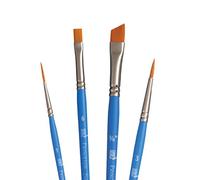 Princeton SelectArtiste Fine Art Multi-Technique Brush Set, 4 x Synthetic Brushes, Mixed Media, Ideal for Professionals & Students