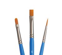 Princeton SelectArtiste Fine Art Multi-Technique Brush Set, 4 x Synthetic Brushes, Mixed Media, Ideal for Professionals & Students