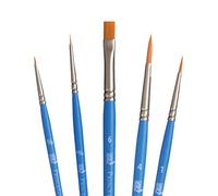 Princeton SelectArtiste Fine Art Multi-Technique Brush Set, 5 x Synthetic Brushes, Mixed Media, Ideal for Professionals & Students