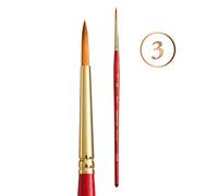 PRINCETON ARTIST BRUSH CO. Synthetic Sable Round Size 3 4050