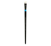 Princeton Aspen, Glare-Free Indoor/Outdoor Brush for Acrylic & Oil, Series 6500S Short Angle Bright Synthetic, Size 8 (P6500SAB8)