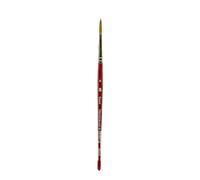 Princeton Heritage, Golden Taklon Brush for Watercolor & Acrylic, Series 4050 Round Synthetic Sable, Size 6
