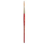 Princeton Paintbrush, Synthetic Sable, Scarlet, Size 6