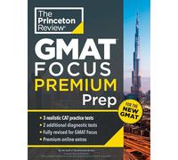 Princeton Review GMAT Focus Premium Prep: 5 Practice Te - Paperback NEW Review,