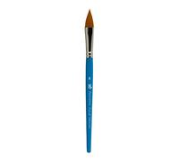 Princeton Select Artist, Mixed-Media Brushes for Acrylic, Oil, Watercolor Series 3750, Pointed Filbert Synthetic, Size 8