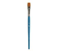 Princeton Select Artiste, Mixed-Media Brushes for Acrylic, Oil, Watercolor Series 3750 Flat Shader Synthetic, Size 12