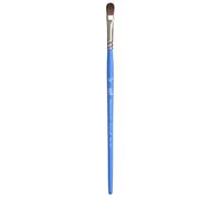 Princeton Paintbrush, Wood, Blue, Oval Mop 1/4 Inch