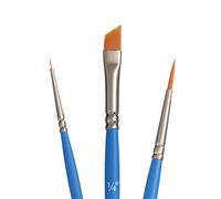 Princeton SelectArtiste Fine Art Multi-Technique Brush Set, 3 x Synthetic Brushes, Mixed Media, Ideal for Professionals & Students