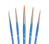 Princeton SelectArtiste Fine Art Multi-Technique Brush Set, 5 x Synthetic Brushes, Mixed Media, Ideal for Professionals & Students
