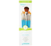 Princeton SelectArtiste Fine Art Multi-Technique Brush Set, 6 x Synthetic Brushes, Mixed Media, Ideal for Professionals & Students
