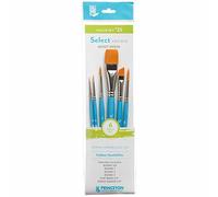 Princeton SelectArtiste Fine Art Multi-Technique Brush Set, 6 x Synthetic Brushes, Mixed Media, For Professionals & Students