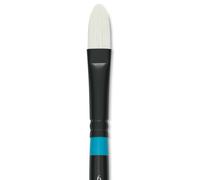 Princeton Series 6500 Aspen Synthetic Brush - Short Handle, Filbert, Size 6