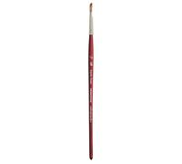 Princeton Velvetouch Artiste, Mixed-Media Brush for Acrylic, Watercolor & Oil, Series 3950 Angle Shader Luxury Synthetic, Size 1/8 inch