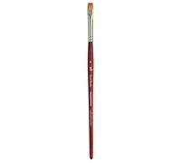 Princeton Velvetouch Artiste, Mixed-Media Brush for Acrylic, Watercolor & Oil, Series 3950 Chisel Blender Luxury Synthetic, Size 8