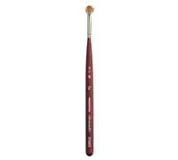 Princeton Velvetouch Artiste, Mixed-Media Brush for Acrylic, Watercolor & Oil, Series 3950 Mini Fan Luxury Synthetic, Size 20/0