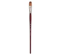 Princeton Velvetouch Blooms Brush, Long Handle, Size 12 - Professional Artist Brushes for Mixed Media, Acrylic, Oil