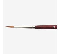 Princeton : Velvetouch : Series 3950 : Short Handle : Round : Size 2