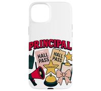 Principal Boss Girl Cute School Leadership Design Case for iPhone 15 Plus