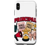 Principal Boss Girl Cute School Leadership Design Case for iPhone XS Max