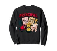 Principal Boss Girl Cute School Leadership Design Sweatshirt
