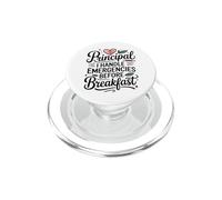 Principal I Handle Emergencies Before Breakfast PopSockets PopGrip for MagSafe