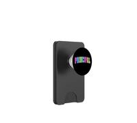 Principal Rainbow Checkerboard Back to School Design PopSockets PopWallet for MagSafe