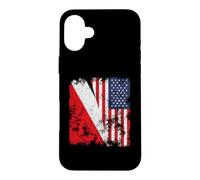 Principality of Sealand USA Flag Distressed - Half American Case for iPhone 16 Plus