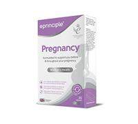 Principle Pregnancy | 30 Tablets | 1 Month Supply | 17 Essential Vitamins & Minerals | Pregnancy Food Supplement | Made in The UK by Principle Healthcare
