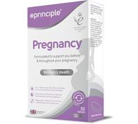 Principle Pregnancy Multivitamin - 30 Tablets | 1 Month Supply | 17 Essential Nutrients for Pregnancy | Folic Acid, Iron & Vitamin D | Prenatal Supplement | Made in The UK | Vegeterian