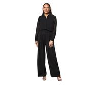 Principles Black Sequin Collared Shirt, 14, Black